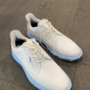 Used Mens Golf Shoes White Senior 9.5 11614-S000230017