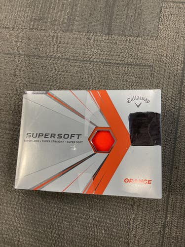 Used Callaway SUPERSOFT ORANGE 12 Pack - Golf Balls 11614-S000229971