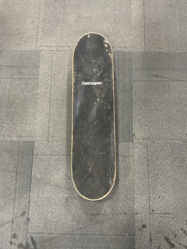Used Retrospec CHECKERED SKATEBOARD Complete Skateboard Black Regular 11614-S000229956