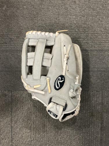 Used Rawlings HIGHLIGHT SERIES HFP125HGW BB/SB Glove RH Throw White 12 1/2" 11614-S000229954