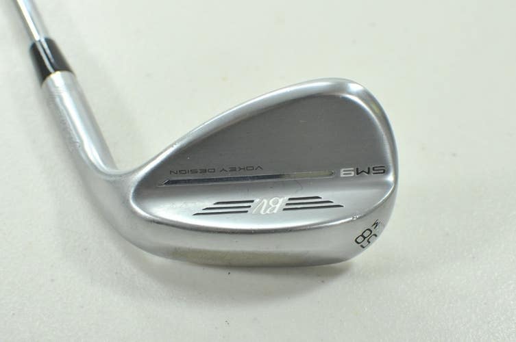 Titleist Vokey SM9 Tour Chrome 58*-08M Wedge Right BV Wedge Flex Steel # 210264