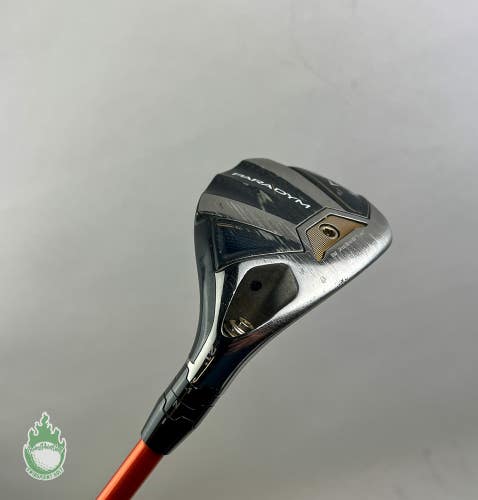 Right Handed Callaway Paradym 4 Hybrid 21* Di-85 Stiff Flex Graphite Golf Club