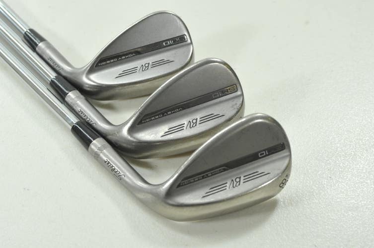Titleist Vokey SM10 Nickel 50*,54*,58* Wedge Set RH BV Wedge Flex Steel # 209741