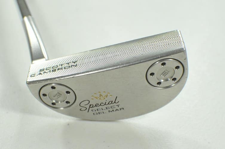 LEFT HANDED 2020 Scotty Cameron Special Select Del Mar 34" Putter Steel #210294