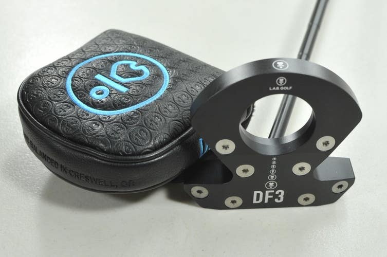 LEFT HANDED LAB Golf DF3 34" 69* Putter Steel with Head Cover  #210341