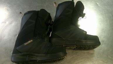 Used Salomon TITAN Mens Snowboard Boots Black Senior 9.5 11868-S000067263