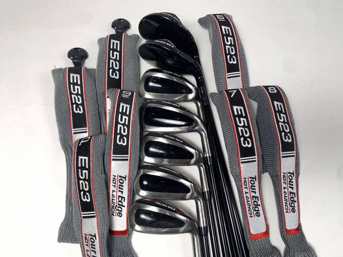 Tour Edge Hot Launch E523 Ironwood Hybrid Iron Set 4-PW Hot Launch 50g Senior RH