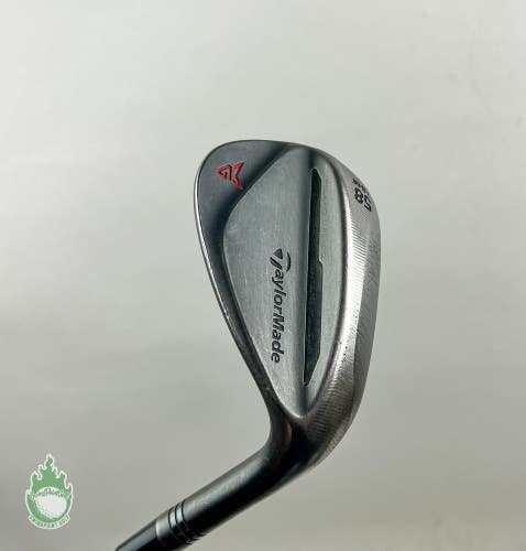 Used RH TaylorMade Milled Grind 2 Black Wedge 58*-08 S200 Stiff Steel Golf Club
