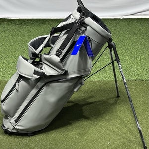 NEW Mizuno Golf Pro Stand Carry Bag 5-Way Divider w/ Rain Cover Color: GRAY