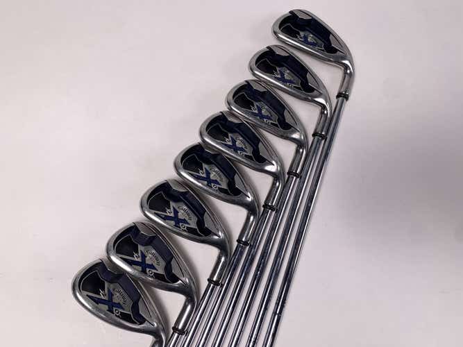 Callaway X-20 Iron Set 4-PW+SW Uniflex Steel Mens RH