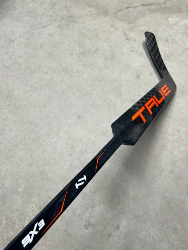 25” Paddle Senior True 9X3 Catalyst Pro Stock NHL Goalie Stick Black / Orange