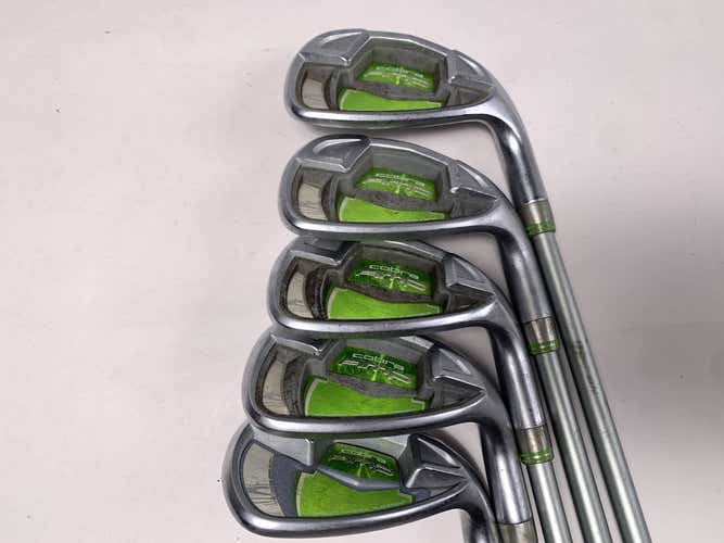 Cobra AMP Cell Womens Green Iron Set 8-PW+GW+SW 50g Ladies Graphite Womens RH