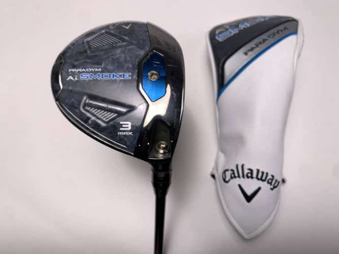 Callaway Paradym Ai Smoke Max 3 Fairway 15* HZRDUS 6.0 Gen 4 Stiff RH HC -1''