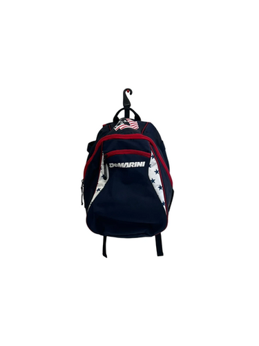 Used Demarini BB/SB Player Backpack White/Red/Navy 11692-S000146028