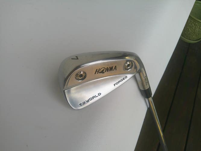 HOMNA T WORLD Forged 7-Iron w/ N.S. PRO TOUR 120g Stiff Flex Shaft