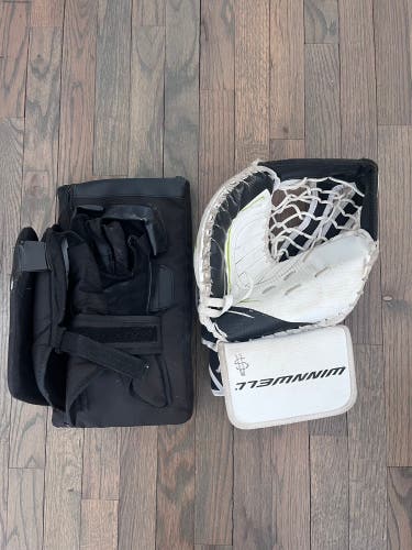 Youth Street Hockey Goalie Glove & Blocker for LEFTY PLAYERS