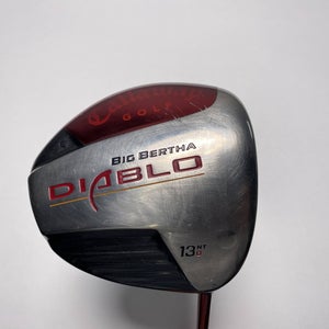 Callaway Big Bertha Diablo Driver 13* Draw HT Aldila DVS Senior Graphite Mens RH