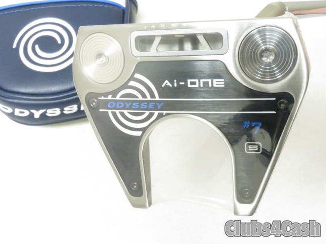 Odyssey Ai One #7 Seven S Putter Silver 35" +Cover ... NEW