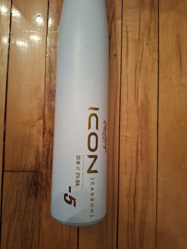 2024 Rawlings Icon Composite USSSA Certified Bat (-5) 25 oz 30" (Used)