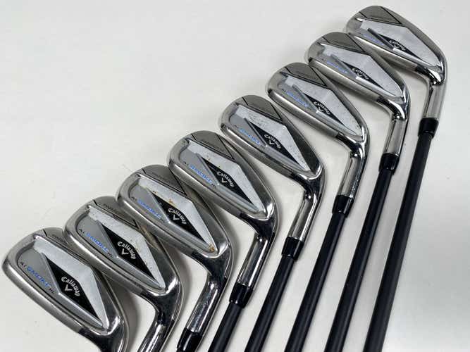 Callaway Paradym Ai Smoke HL Iron Set 5-PW+AW+SW Cypher 5.5 Regular Graphite RH
