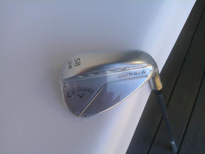 Callaway JAWS RAW Tour Chrome 58.12W* Sand Wedge w/ True Temper DG Stiff Flex