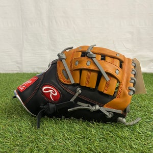 Black Rawlings R9 RH First Base Baseball Glove 12" (New)