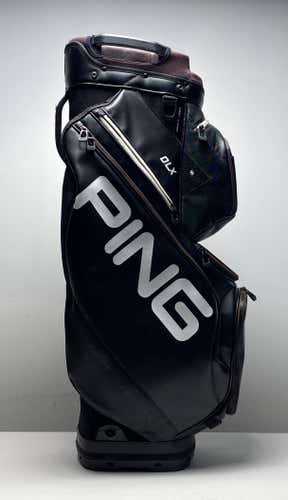 Ping DLX Cart Bag Black 15-Way Divide No Strap Golf Bag