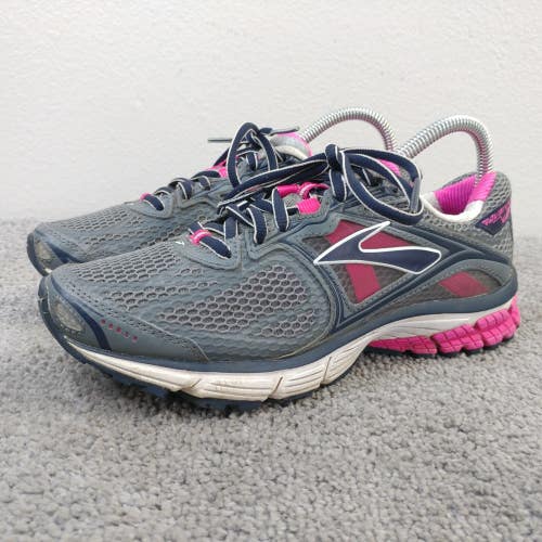 Brooks Ravenna 5 Womens Size 7.5 Running Shoes Gray Pink Sneakers Low Top