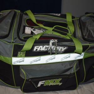 FMX PRO1 Factory Racing Gear Bag, Extra Large, Black/Gray - With Tags!