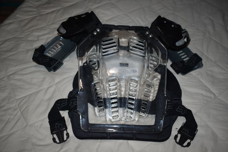 FOX Motocross R3 Roost Deflector, Black, Small - Top Condition!