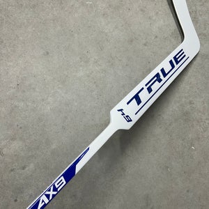 25” Paddle Senior True AX9 Pro Stock NHL Goalie Stick Blue / White