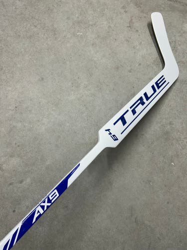 25” Paddle Senior True AX9 Pro Stock NHL Goalie Stick Blue / White