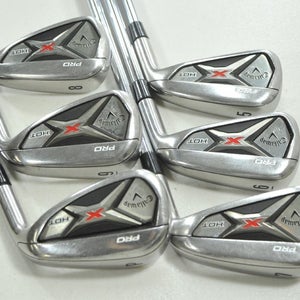 Callaway X Hot Pro 5-PW Iron Set Stiff Flex Right SpeedStep 85g Steel # 208950