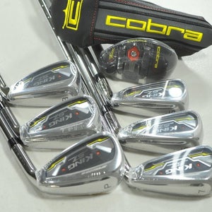 Cobra King Speedzone 4H, 5-PW Iron Set Stiff Flex Right Steel NEW!  # 210357