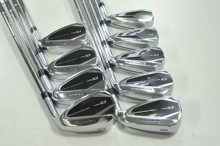 TaylorMade Qi 4-PW,AW,SW Iron Set Stiff Flex Right DG S400 Steel # 210259