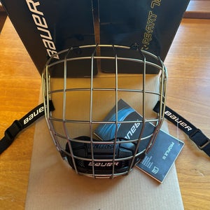 Medium Bauer Re-Akt 75 Helmet CAGE ONLY