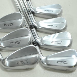 Titleist T250 2025 4-PW Iron Set Stiff Flex Right AMT Black Steel # 210337