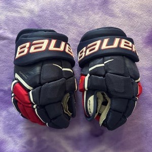 Blue Junior Bauer Supreme Ultrasonic Gloves 12" (Used)