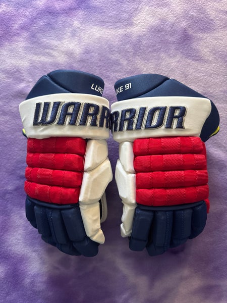 Blue Junior Warrior Alpha Classic Pro Gloves 12" (Used)