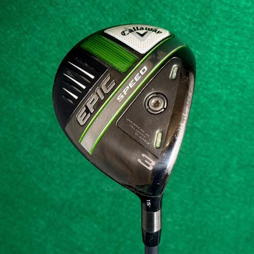 Callaway EPIC SPEED 15 Fairway 3 Wood HZRDUS Smoke iM10 6.0 60g Graphite Stiff