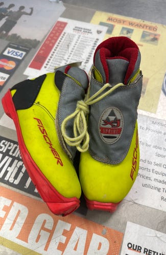 EU CM 35 SNS profil Fischer XJ Sprint Used Cross Country Ski Boots x/c boot