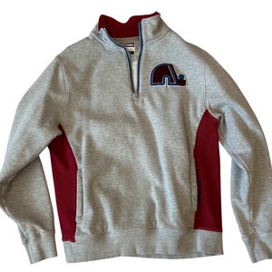 Avalanche Nordiques 1/4 Zip Sweatshirt (Used)