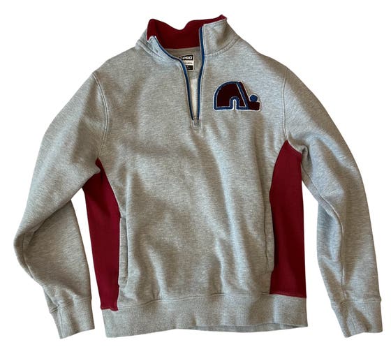 Avalanche Nordiques 1/4 Zip Sweatshirt (Used)
