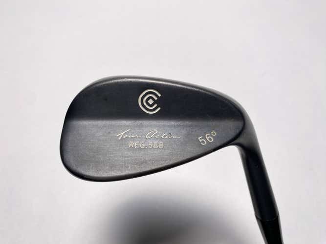 Cleveland 588 Black Melonite Wedge 56* True Temper Dynamic Gold Wedge Mens RH