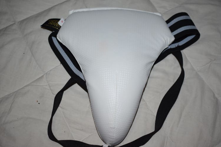 Long Life Products Karate Protective Jock/Cup, White, Medium