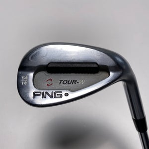 Ping Tour-W Brushed Silver ThinSole Wedge 54* 14 Bounce Black Dot Wedge Mens RH