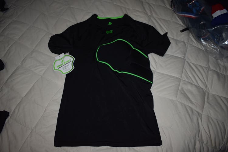 NEW - Unequal Hart Heart Protection Shirt, Multi Sport, Black, Adult Large - With Tags!