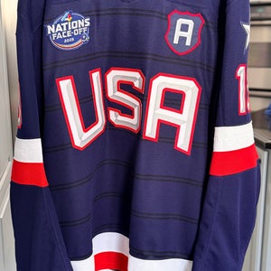 Matthew Tkachuk USA 4-Nations USA Authentic Jersey - Size 56