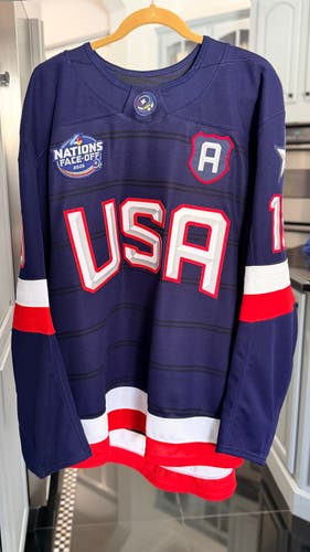 Matthew Tkachuk USA 4-Nations USA Authentic Jersey - Size 56