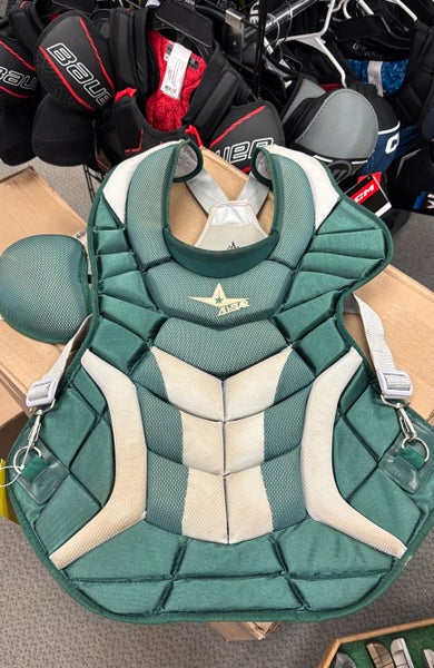 All Star CP30PRO System 7 S7 (Used) Green Catcher's chest protector body armour